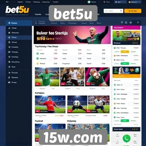 Usabilidade e design do site de jogos bet5u